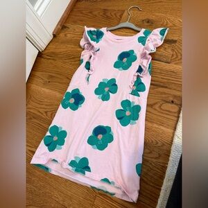 Tea Collection Floral Dress Size 5 Ruffle Detail